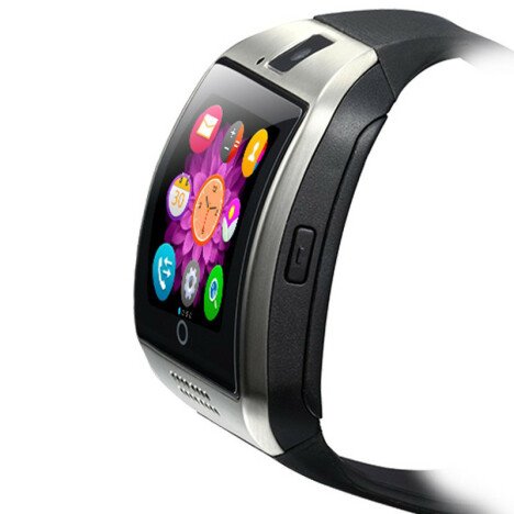 Smartwatch cu telefon iUni Q18, Camera, BT, 1.5 inch, Argintiu + Card MicroSD 4GB Cadou